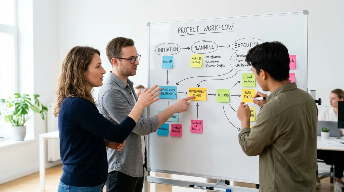 Business process automation workspace