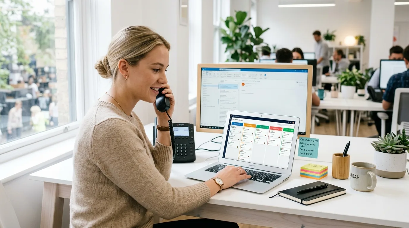 CRM automation dashboard
