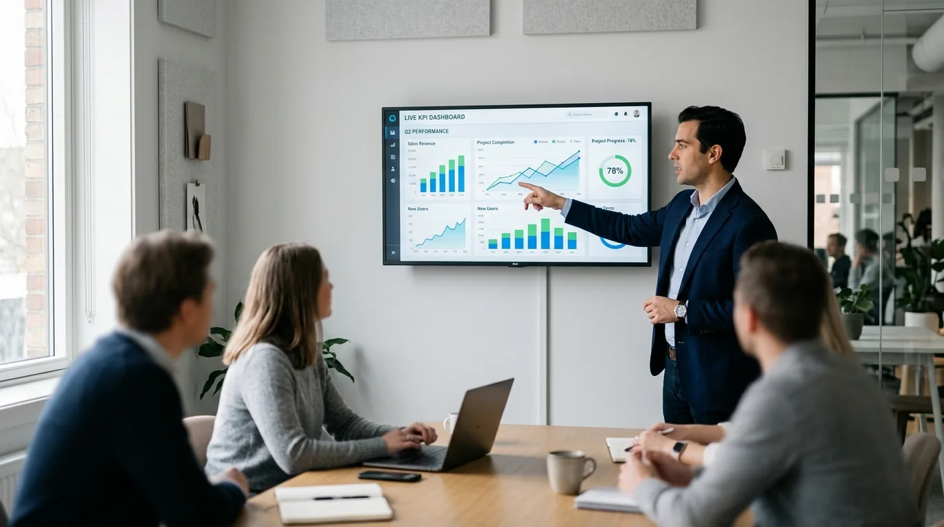 Analytics dashboard built in Google Sheets